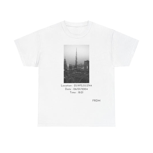 White Burj Tee