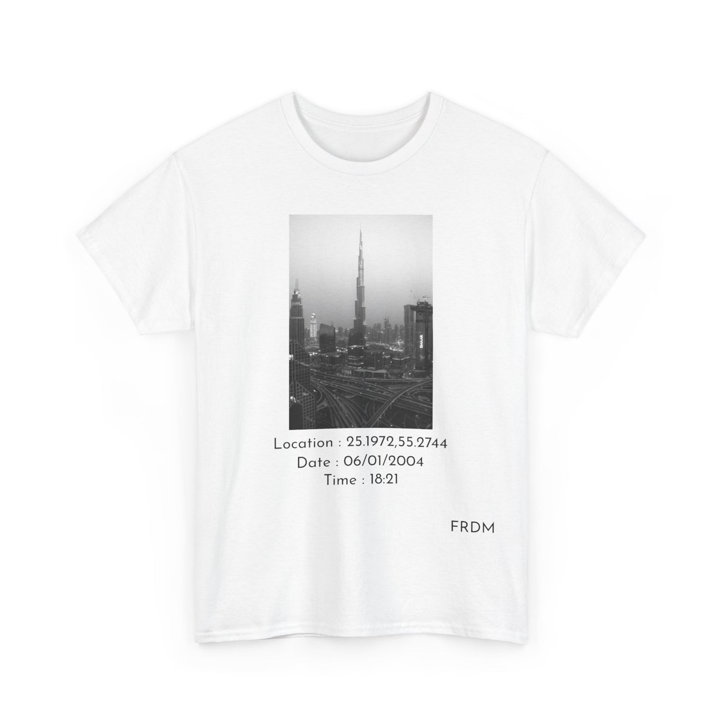 White Burj Tee