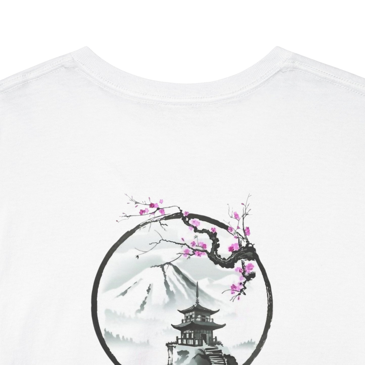 White Temple Tee