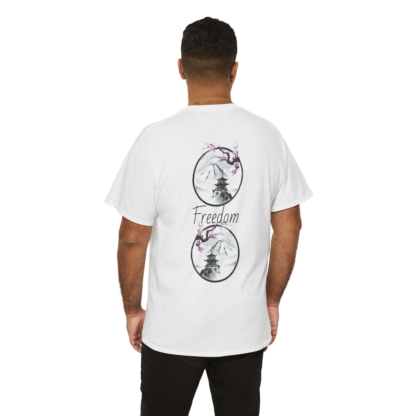 White Temple Tee